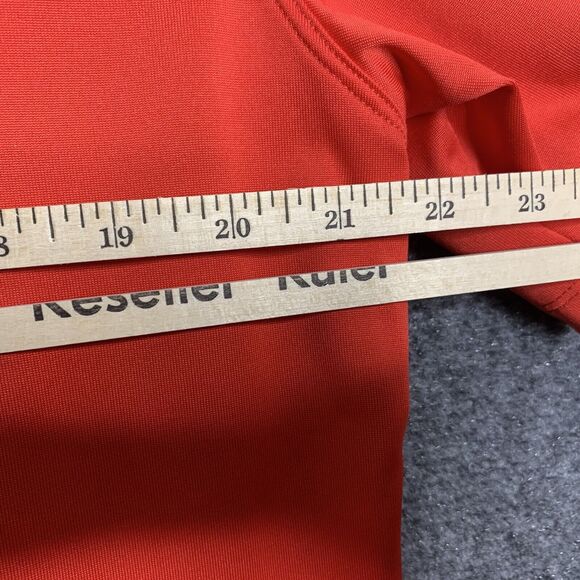 Nike Golf Polo Shirt Men Large Tour Performance Red Short Sleeve Dri Fit - Picture 10 of 12